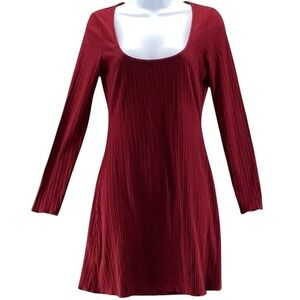 Lulus Holiday Dress Red Medium‎